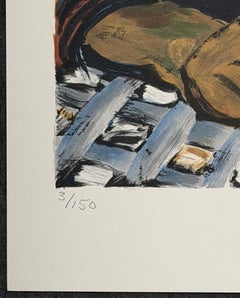 Alice Neel Portrait of John Rothschild 1980 Signed Limited Edition Lithograph