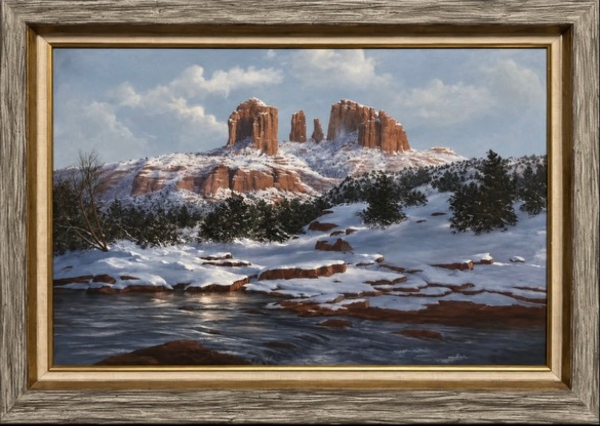"Canyon" - Painting by Ann Mcleod 