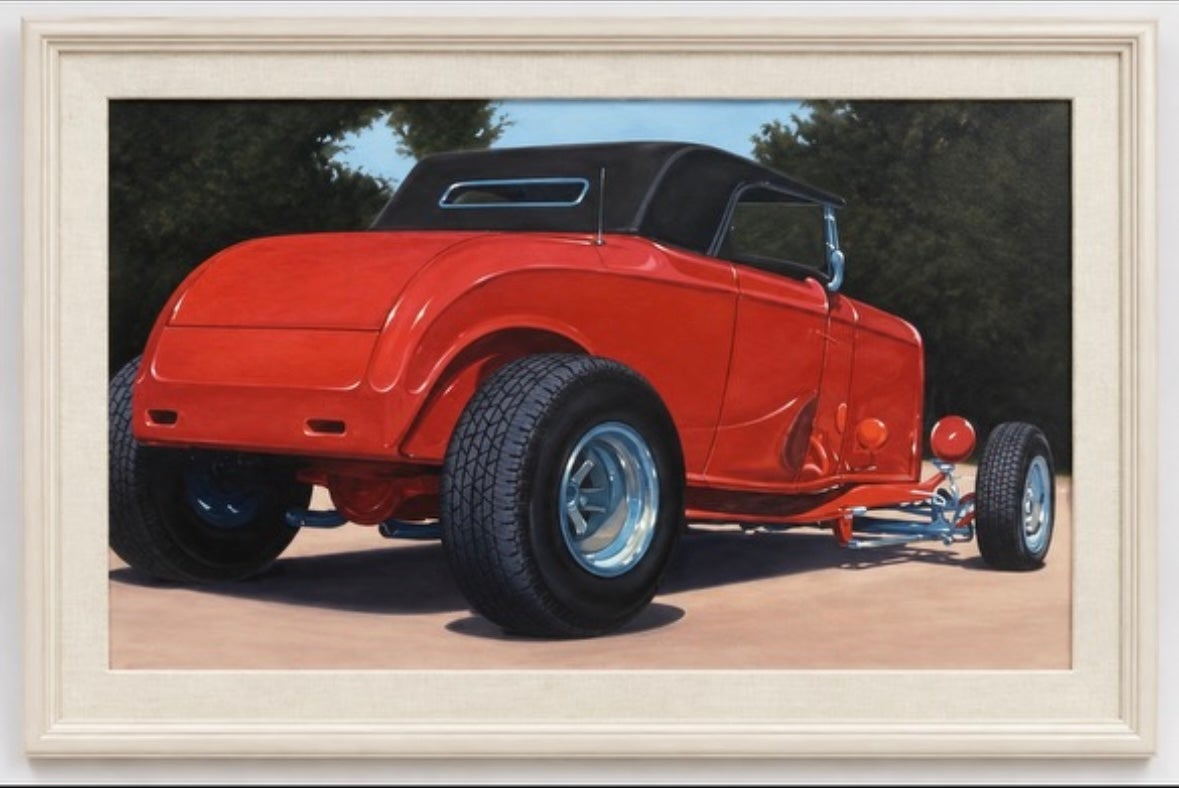 "Red Highboy" - Painting by Robert Seabeck