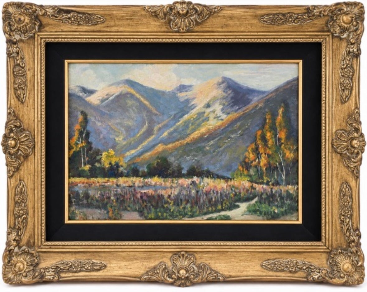 "Wildflowers" - Painting by Benjamin Chambers Brown