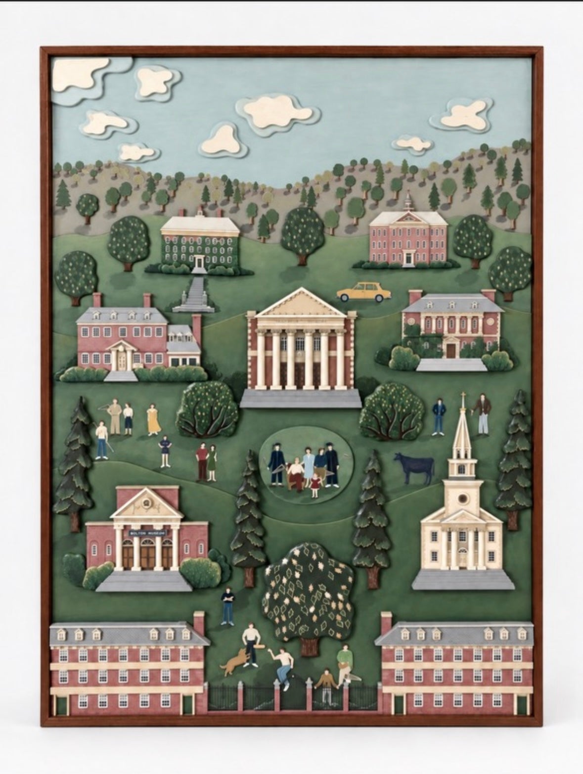 “Untitled” - Painting by Edith Lunt Small 