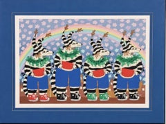 “Coyote Koshares Four Figures with Watermelon”