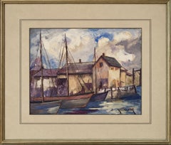 “Harbor Scene”
