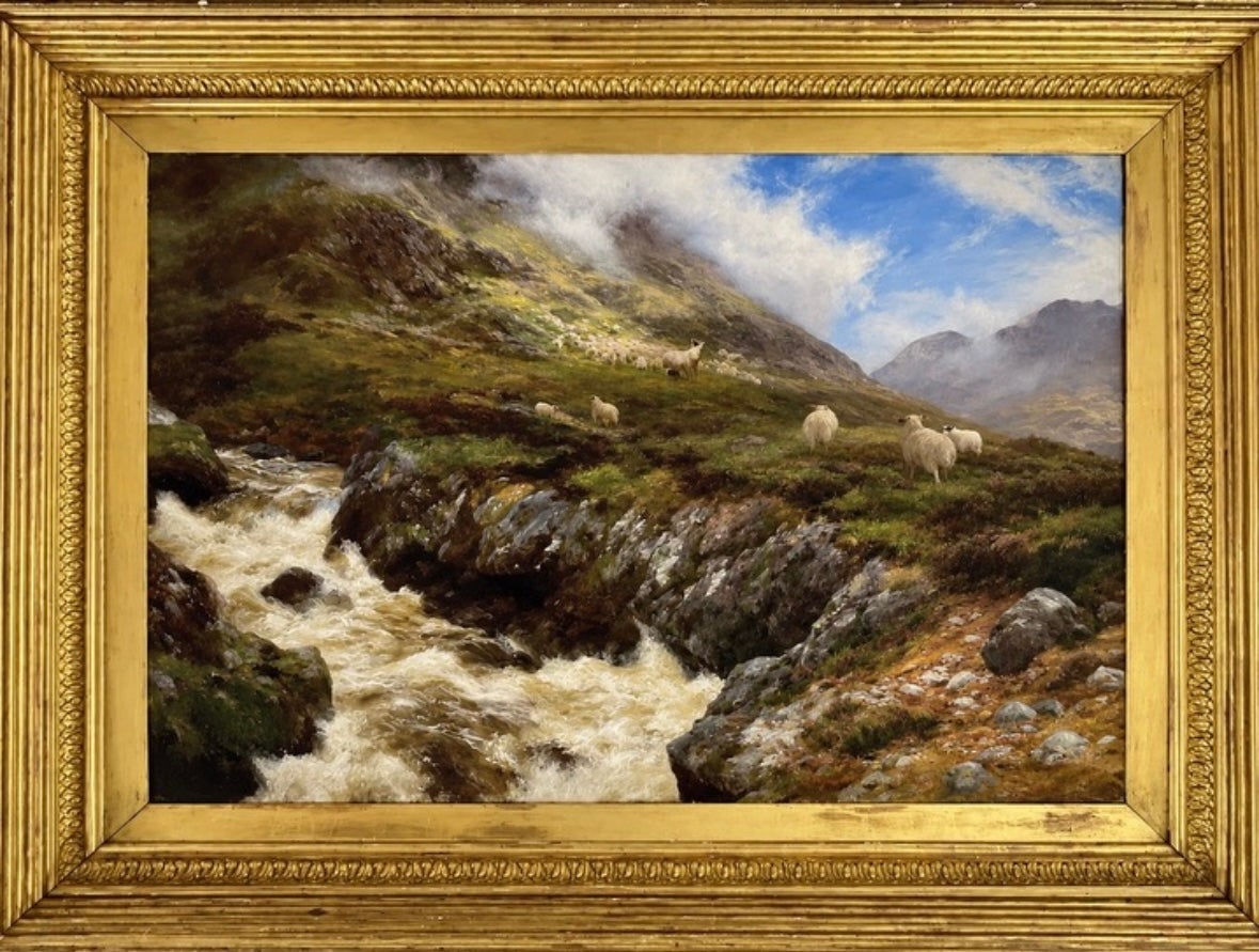 “Untitled” - Painting by Peter Graham