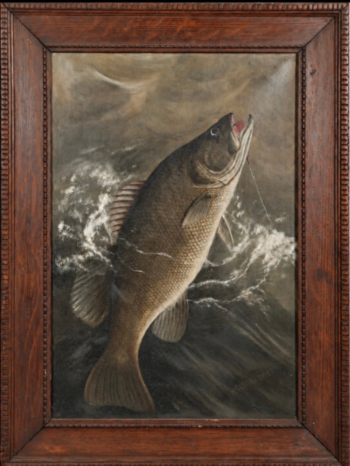 “Fish” - Painting by W.H. Wilkinson 