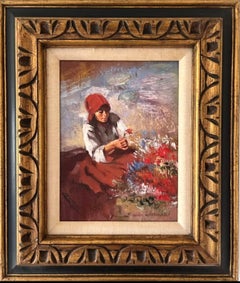 “Girl with flowers”