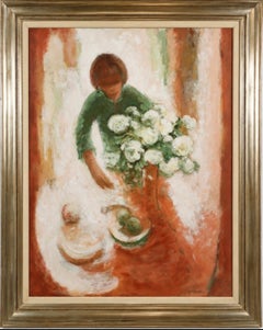 “Girl with flowers”