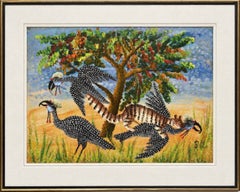 “Tiger attacking turkeys”