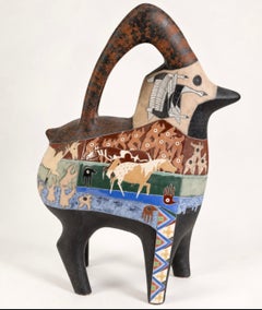 "Big Horn Schaf Keramik"