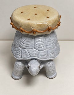 “Italian Turtle stool sculpture”