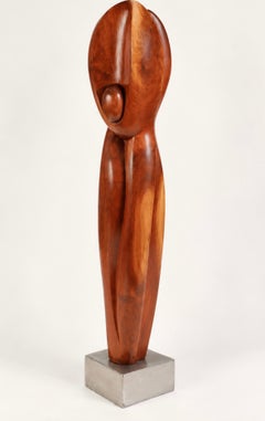 “Carved Wood Sculpture Signed 1976”