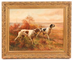 “English Pointers Hunting Dog”