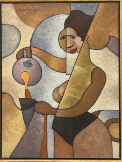 “Women making a drink”