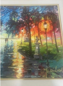 “Central park at twilight”