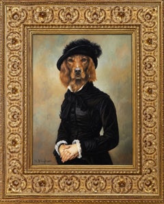 “Dog Lady Irish Setter“
