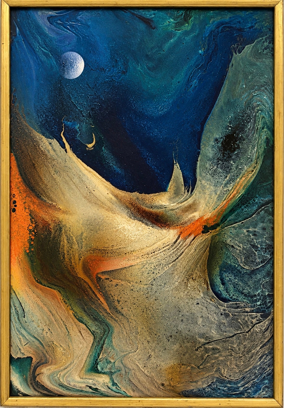 Abstract Painting di Leonardo Nierman - "Senza titolo"