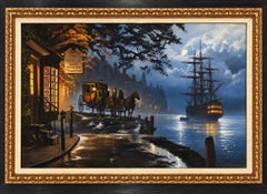 “Cornish Harbour and Street Scene”