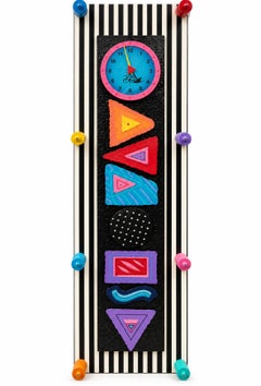 “Mixed Media Large Wall Clock”