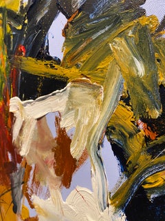 „Hearing Birds Fly“, Acrylgemälde, Expressionismus, zeitgenössisch, 150 cm x 150 cm