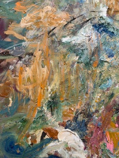 Commit, arte contemporanea, arte orizzontale, Larry Poons, rosso, pittura a texture