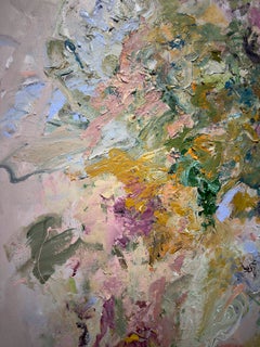 « Chapters Left Unwritten », contemporain, Joan Mitchell, rose, décoration d'intérieur