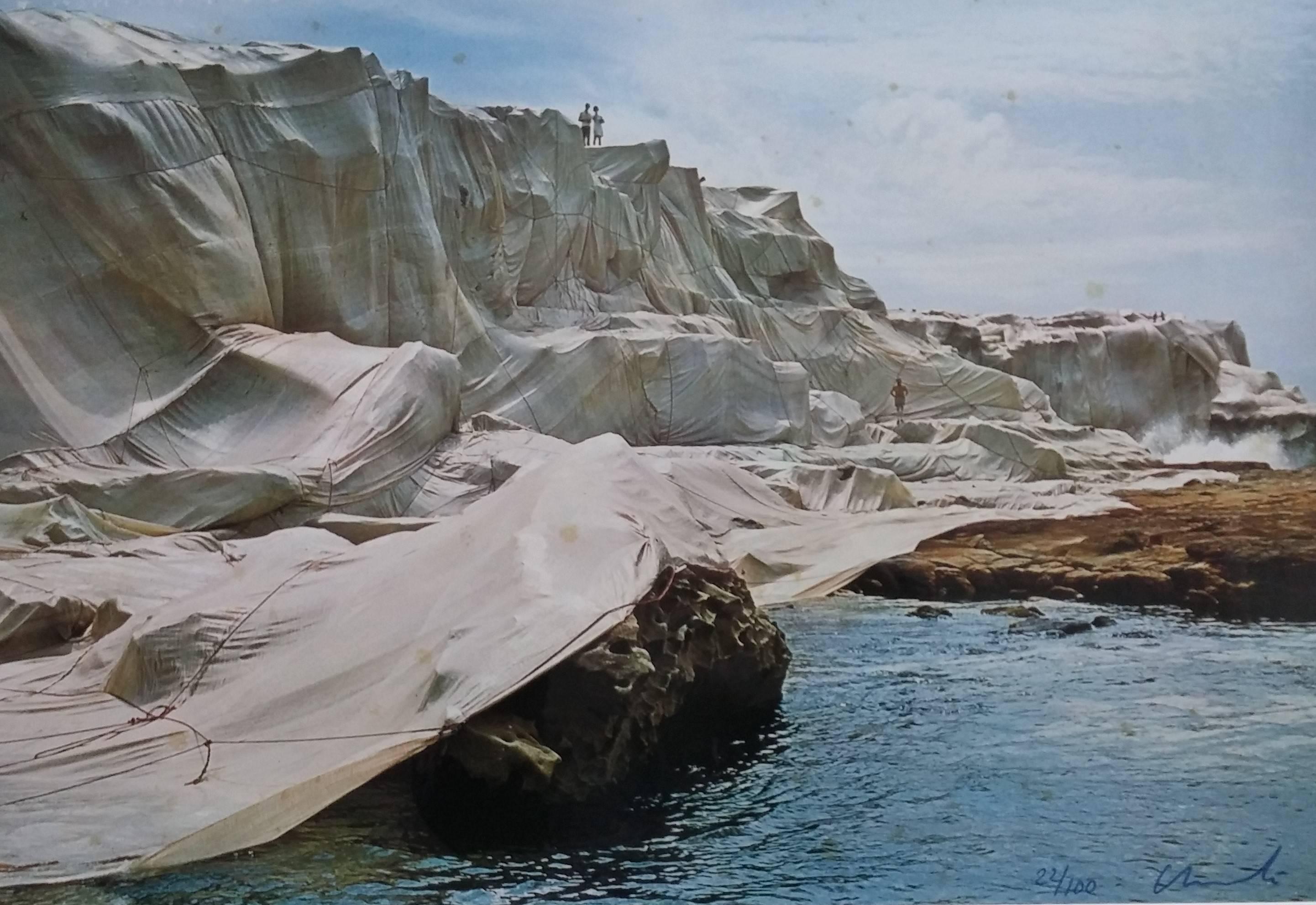 Unknown Landscape Photograph - Wrapped Coast in Australia, 1990