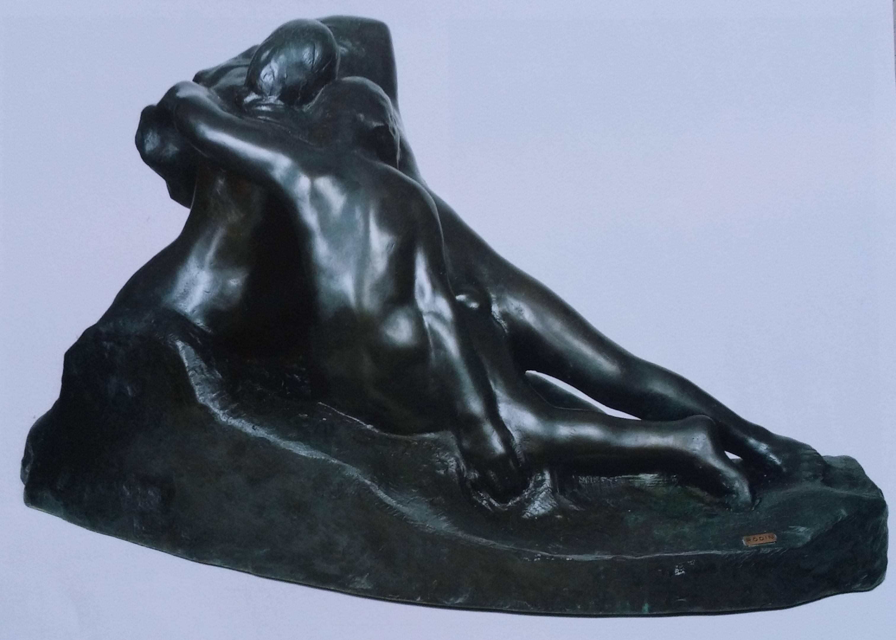 Auguste Rodin Nude Sculpture - Le Reveil d'Adonis/ (l'Ombre)-The Awake of Adonis / The Shadow