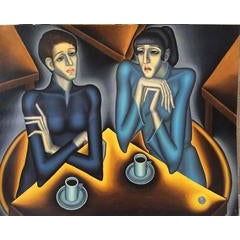 In the cafe 7