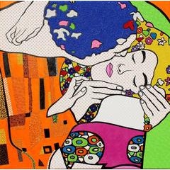 Homage to Klimt - The Kiss 2