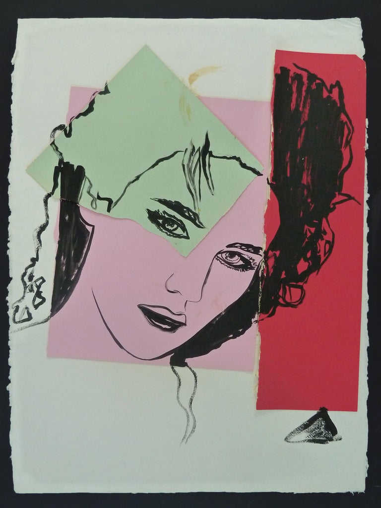 andy-warhol-isabelle-adjani-unique-piece-by-warhol-for-sale-at-1stdibs