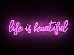 Life is beautiful - neon art work