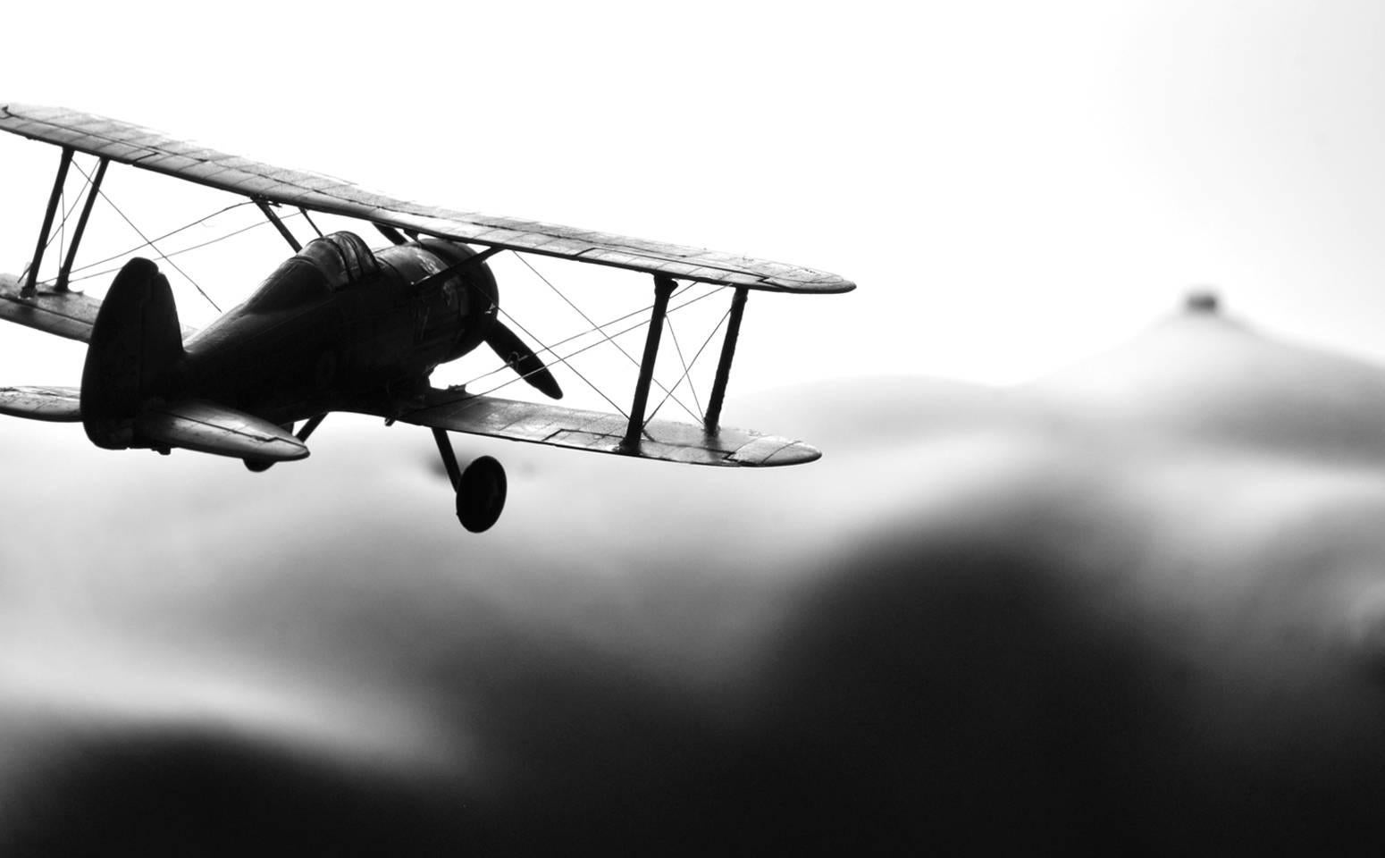 Black and White Photograph Allan I. Teger - L'avion