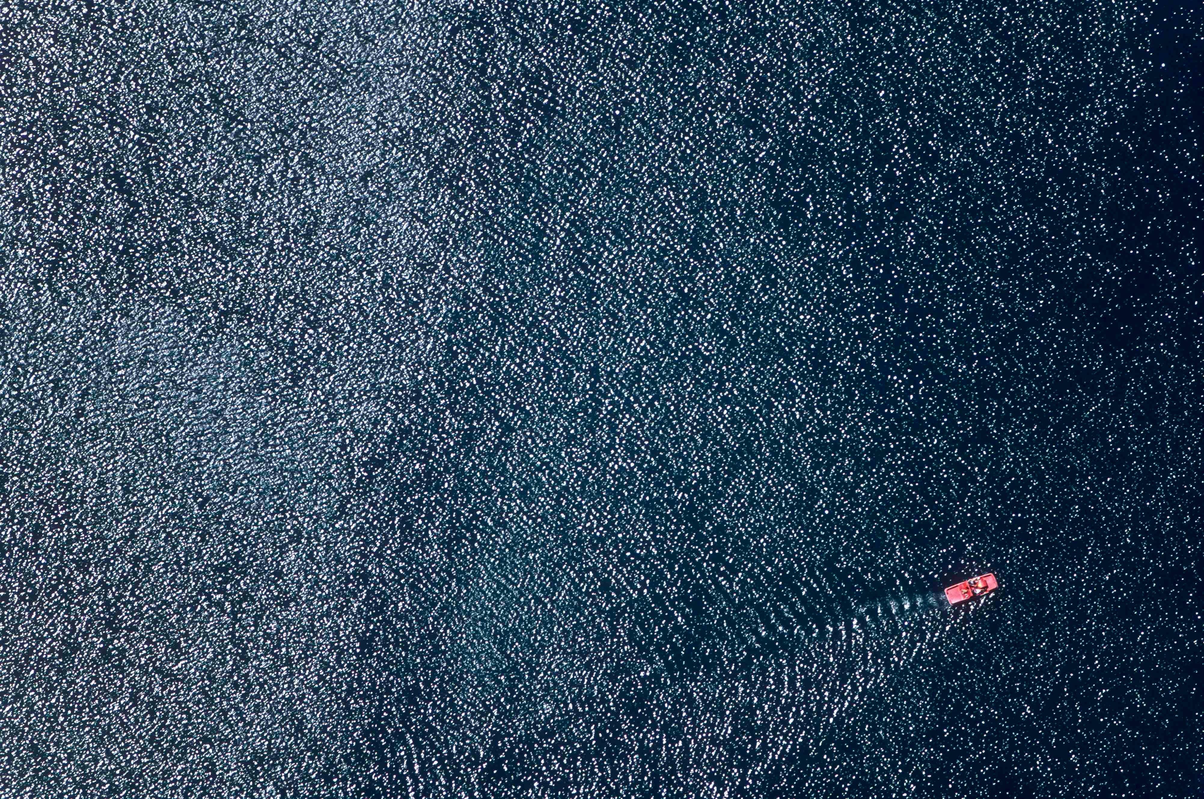 Color Photograph de Klaus Leidorf - Padel - Fotografía aérea en color