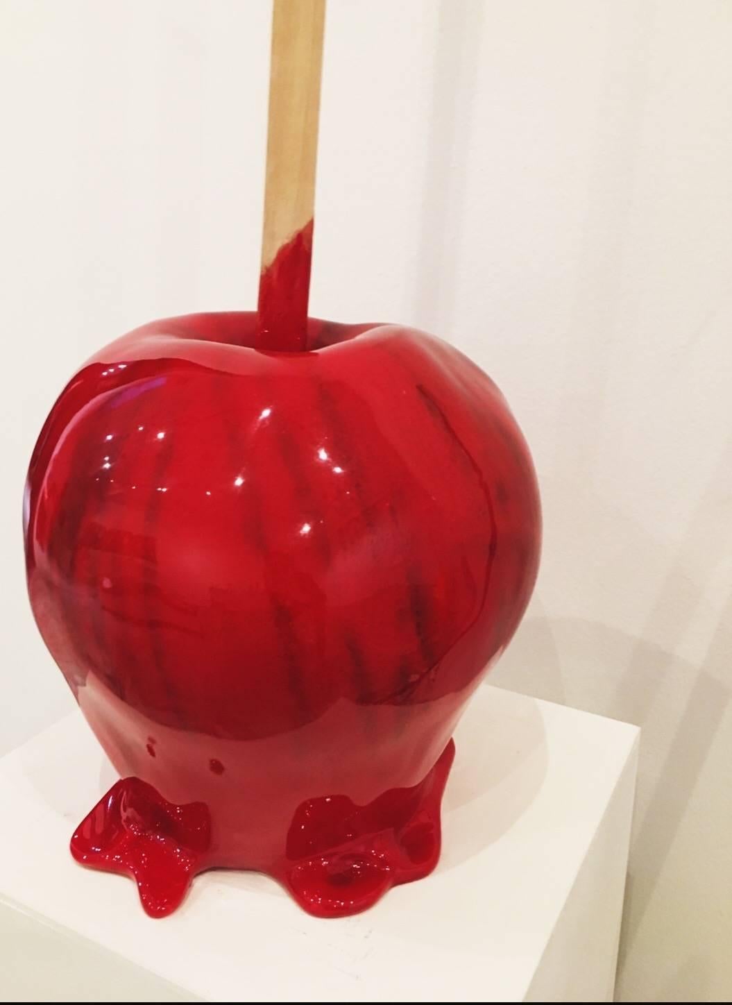 Sandra Cannock Figurative Sculpture - Apple candy