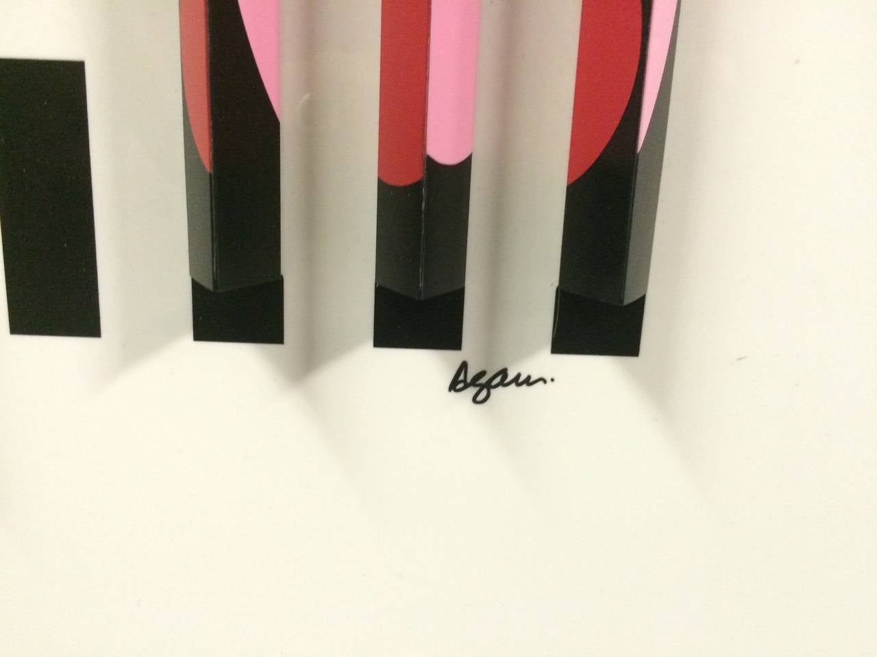 2+3=4 - Kinetic Print by Yaacov Agam