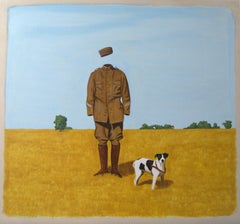 Apto - pittura figurativa, paesaggio, 89x97 cm