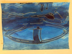Eyes of the ocean- Acrylic on paper, 6 unframed pieces, each is 30X40 cm