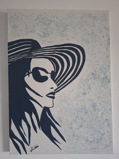 Summer - Jeans and Denim textured collage, 70X50 cm