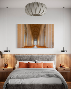 Grundtvigs Kirke, Copenhagen, Color Photography, 40x60 Inches, New