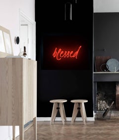 blessed - neon art work