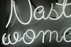 Nasty Woman Neon Light Sculpture, Contemporary, 2010+, Ready to Hang
