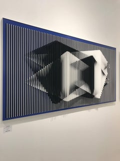 Dual Perspective - Art cinétique abstrait géométrique par J. Margulis