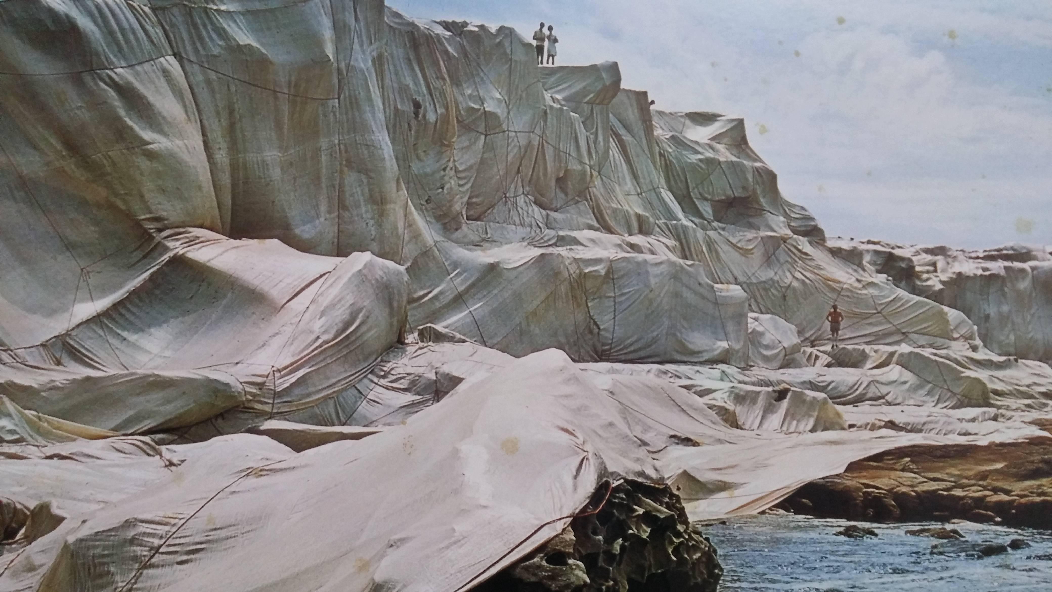 Wrapped Coast in Australia, 1990 - Photograph by Unknown