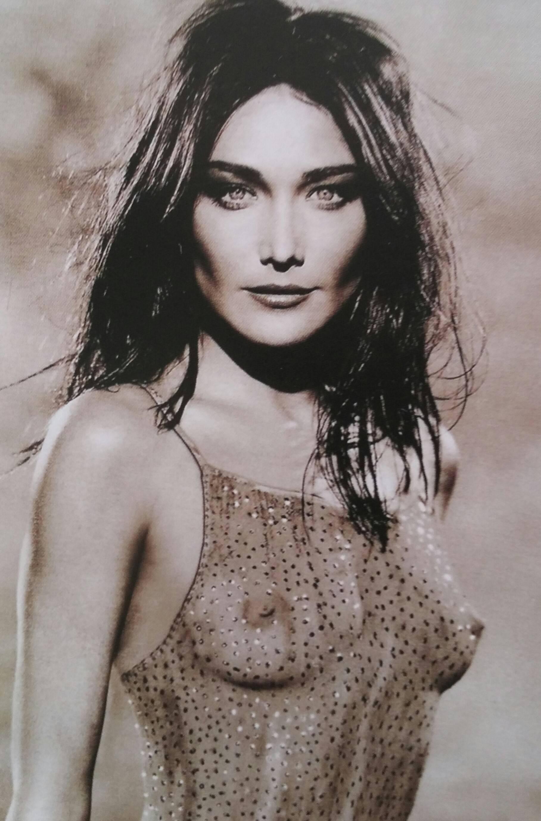 Carla Bruni - Body Paint - Photograph by Holger Eckstein