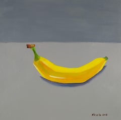 Silu Niu Still Life Original Oil Painting "Banana"