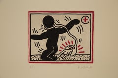 Keith Haring (US-Amerikaner, 1958–1990) Großformatige Pop-Art-Radierung