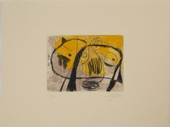 Joan Miro ( Spanish, B. 1893 ) Large Abstract Limited Edition