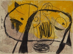 Joan Miro ( Spanish, B. 1893 ) Large Abstract Limited Edition