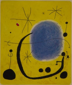 Joan Miró (Spanier, geb. 1893) Surrealismus, Radierung