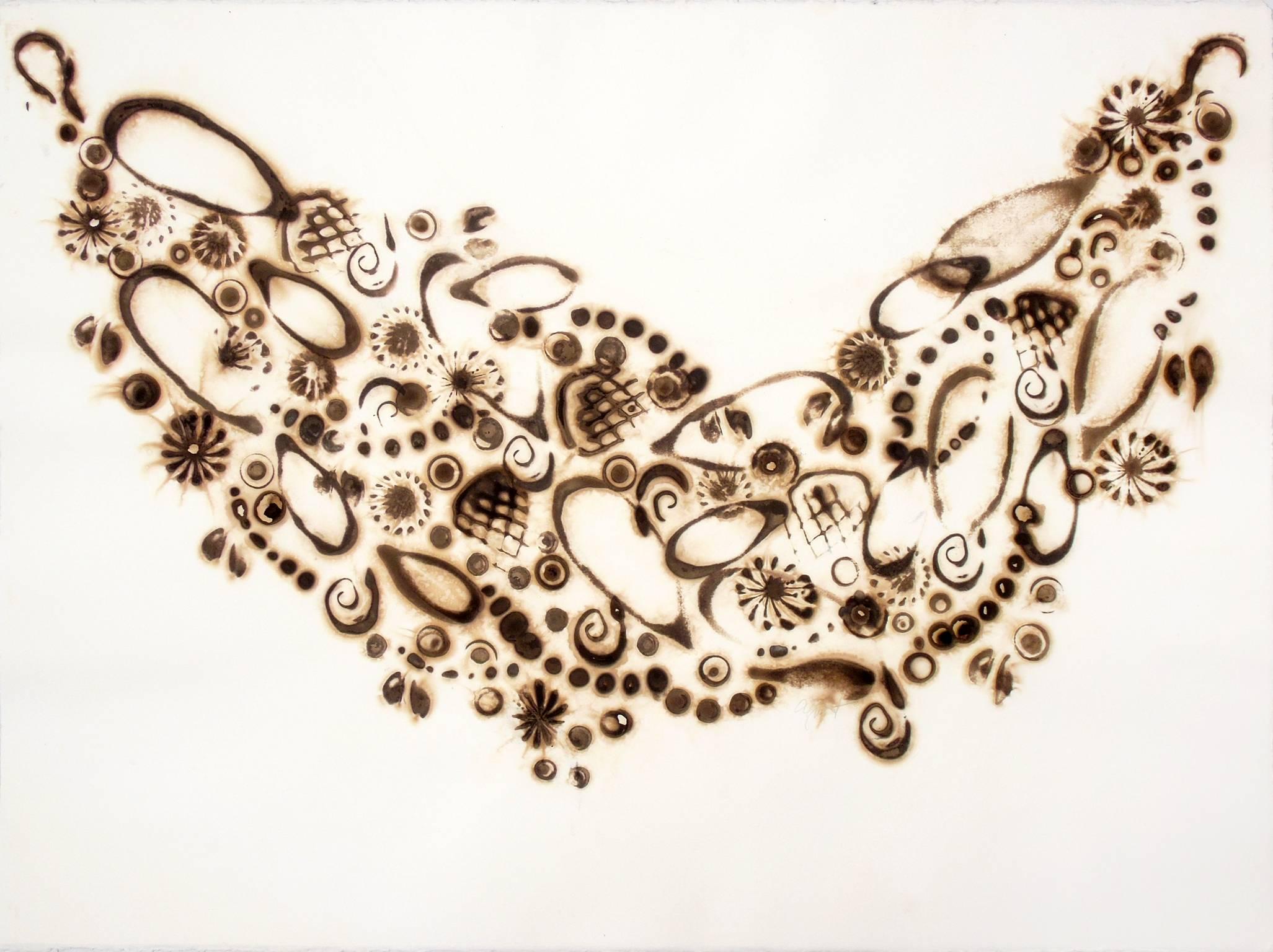 Anne Gant Abstract Drawing - Festive #2